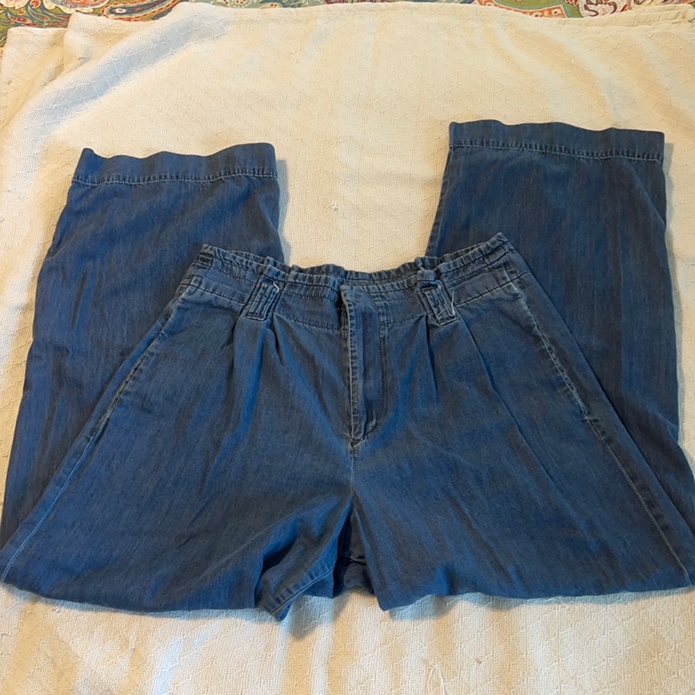 New York & Company wide leg jeans